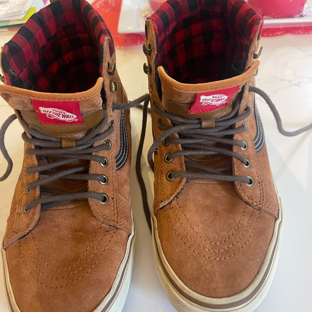 Vans Brown High-Top Sneakers